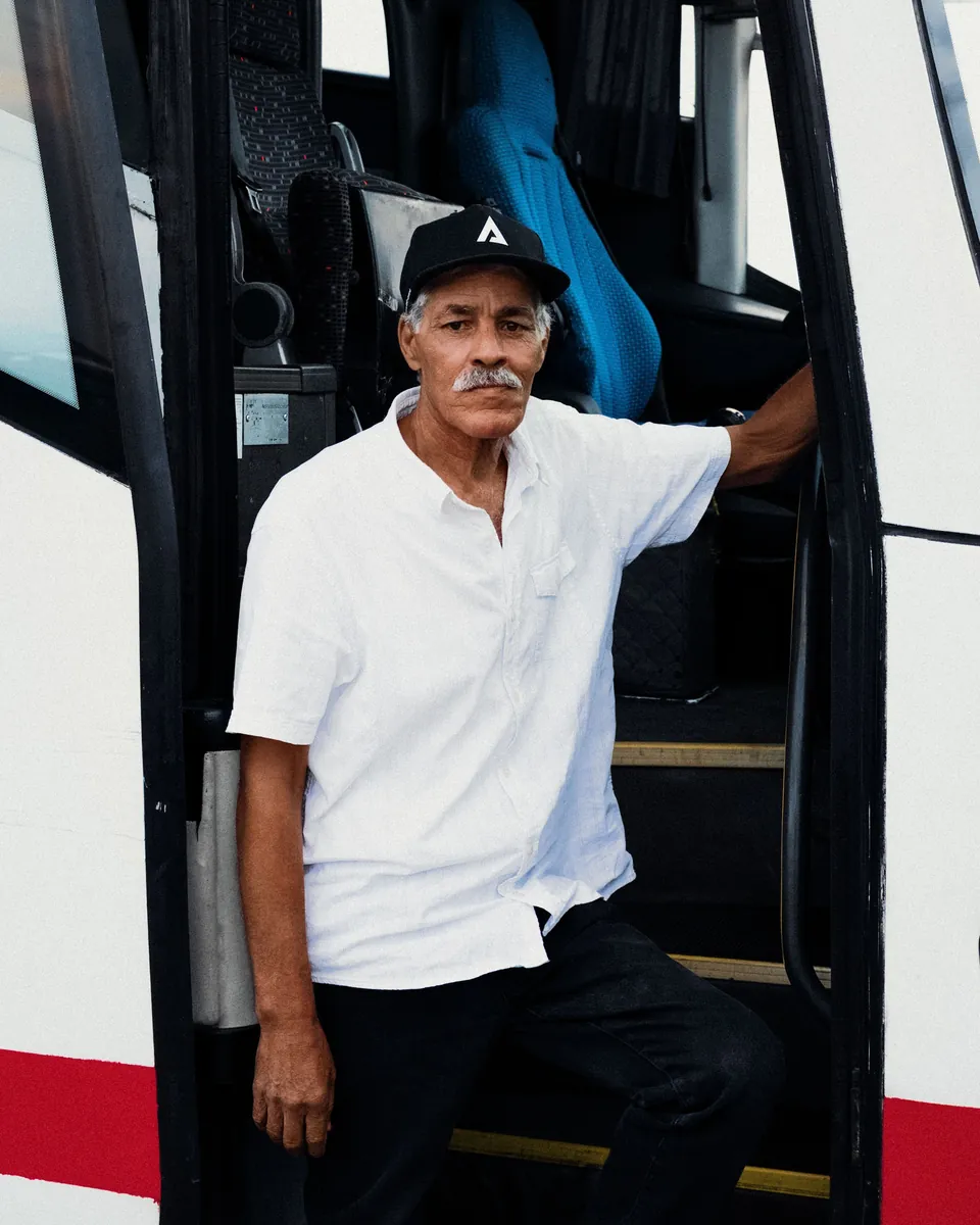 The same bus driver, with Cinea Ultramax 400