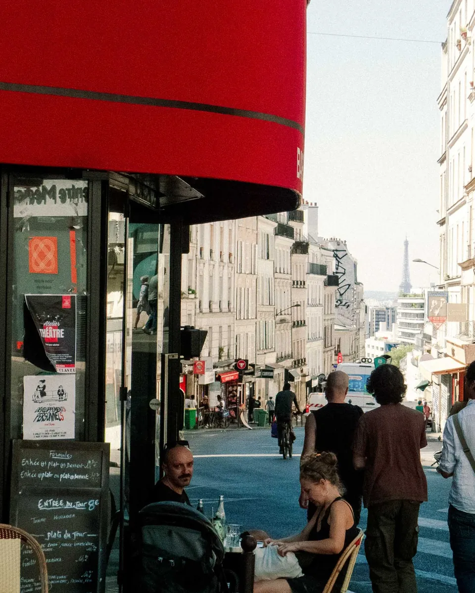 Shot on a Panasonic LX3 with Cinea Portra 400, Paris